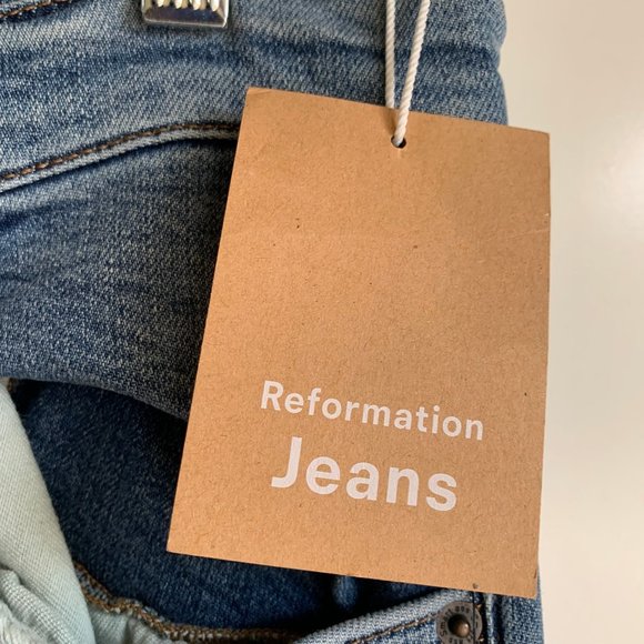 NWT REFORMATION JEANS High & Skinny Jeans Size 31  Catalina Wash - Picture 7 of 14